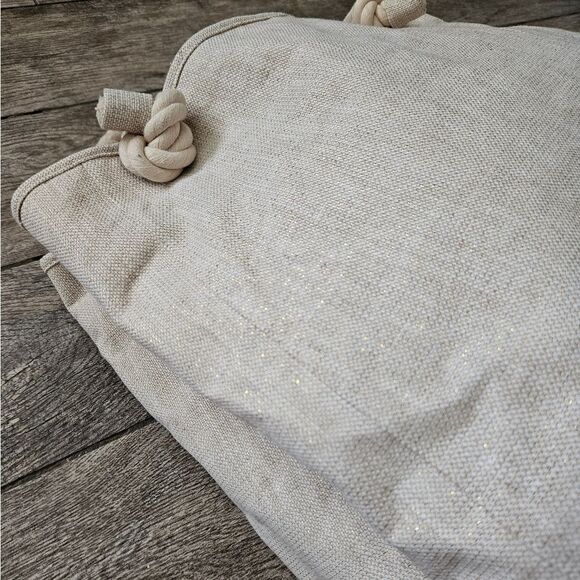 J. Jill Flax Sparkle Canvas Tote Bag - Picture 7 of 14